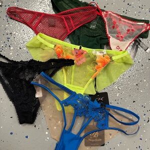 Honey Birdette panty bundle Meshki Adore Me XS Small